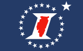 Illinois Sesquicentennial Flag (1968)