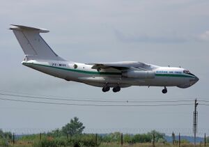 Photograph of an Algerian Air Force Ilyushin Il-76.