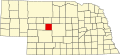 State map highlighting Logan County