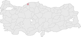 Bartın Turkey Provinces locator.gif