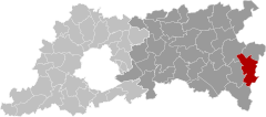 Zoutleeuw Flemish-Brabant Belgium Map.svg