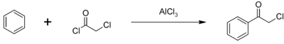 Preparation of phenacyl chloride.png