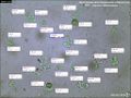 Measurements of numerous amoebae at 100x.