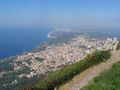 La Piana di Gioia vista da Monte Sant'Elia con Palmi (in primo piano) e Gioia Tauro