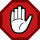 Stop hand.svg