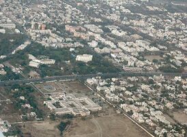 Bombay High Court Aurangabad Bench, ITC Welcomgroup's The Rama International, Ajanta Ambassador & Cidco Town Center – Aerial view