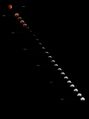 28 أغسطس 2007 خسوف القمر, تسلسل صور اتخذت في 3 دقائق
