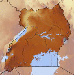 Location of Lake Albert in Uganda.##Location of Lake Albert in Democratic Republic of the Congo.