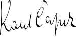 Čapek Signature.svg