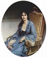 Portrait of Antonietta Negroni Prati Morosini, Oval (1872) Civica Galleria d'Arte Moderna, Milan