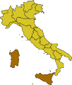 The Italia insulare region