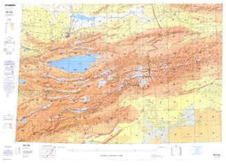 Map including Aksu (DMA, 1981)