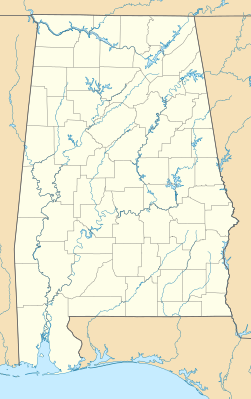Location map USA Alabama
