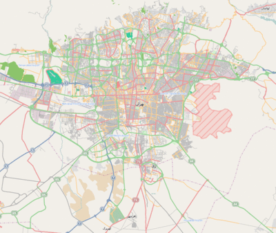 Location map Iran Tehran