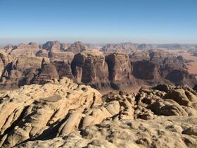 View from the top of Jabal Ram