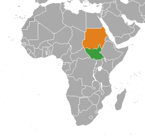 South Sudan Sudan Locator.png