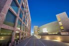 Bicycle path at Carnegie Melon University in Qatar.jpg