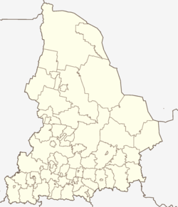 Verkhoturye is located in Sverdlovsk Oblast