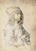 Self-portrait at 13, 1484. Silver point drawing, Vienna