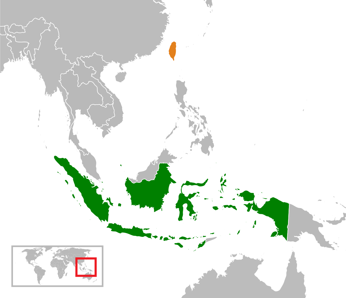 ملف Indonesia Taiwan Locator Svg المعرفة