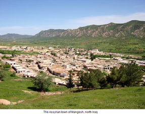 Mangesh, an Assyrian Christian village in the region