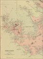 Detailed old map, or rather chart of Weddell Island; dashed line shows kelp that ships should avoid