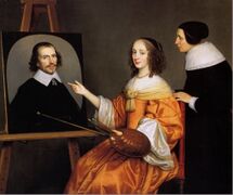 Margareta Maria de Roodere and Her Parents (c. 1652) Centraal Museum, Utrecht