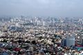 Saigon from airplane