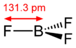 Boron trifluoride in 2D