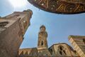 Minarets of The Complex of Sultan Qalawun (left) and Madrassa of Al-Nasir Muhammad (14793359424).jpg