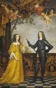 Portrait of William II (1626–50), prins of Oranje, and Maria Stuart (1631–60)