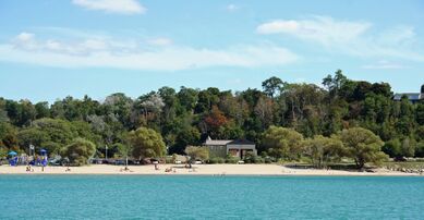 Shoreline in Goderich, Ontario