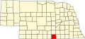 State map highlighting Webster County