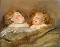 طفلان نائمان، م. 1612-13.
