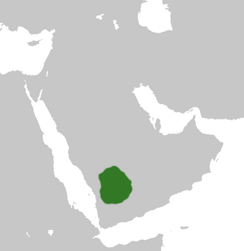 Location of مملكة معين