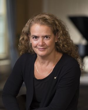 Julie Payette in Ottawa in 2017