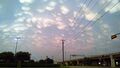 Mammatus clouds over Austin, Texas, after the torrential Memorial Day floods of 2015.