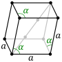 Rhombohedral, D-centered