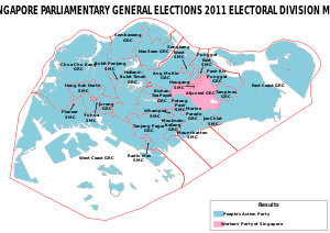 Singapore general elections 2011 - Results.svg