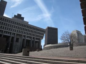 Looking up from Congress St., 2010