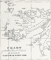 A pre 1829 Falklands map by Charles Barnard featuring States Bay, States Harbour, Canton Harbour, Swan Island and English Maloon (present Chatham Harbour, States Cove, Gull Harbour, Weddell Island and West Falkland)