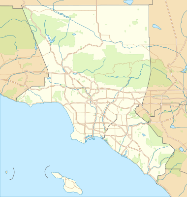 USA Los Angeles Metropolitan Area location map.svg