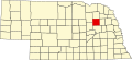 State map highlighting Madison County