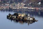 An island on a lake