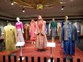 A variety of cultural clothing from across India, but common throughout the Indian subcontinent, including lehengas, cholis, salwar kameez, and dupatta