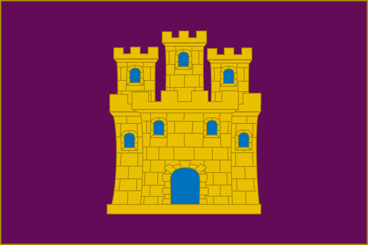 ملف:Flag of Castile (purple).svg - المعرفة