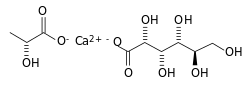 Calcium lactate gluconate.svg