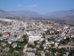 Gjirokastër, seen from the Citadel