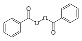 dibenzoyl peroxide, a diacyl peroxide (formula: (RCO 2) 2)) is also used as an initiator for polymerizations.