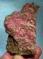 Cinnabar crystals from the Almaden Mine in northern California